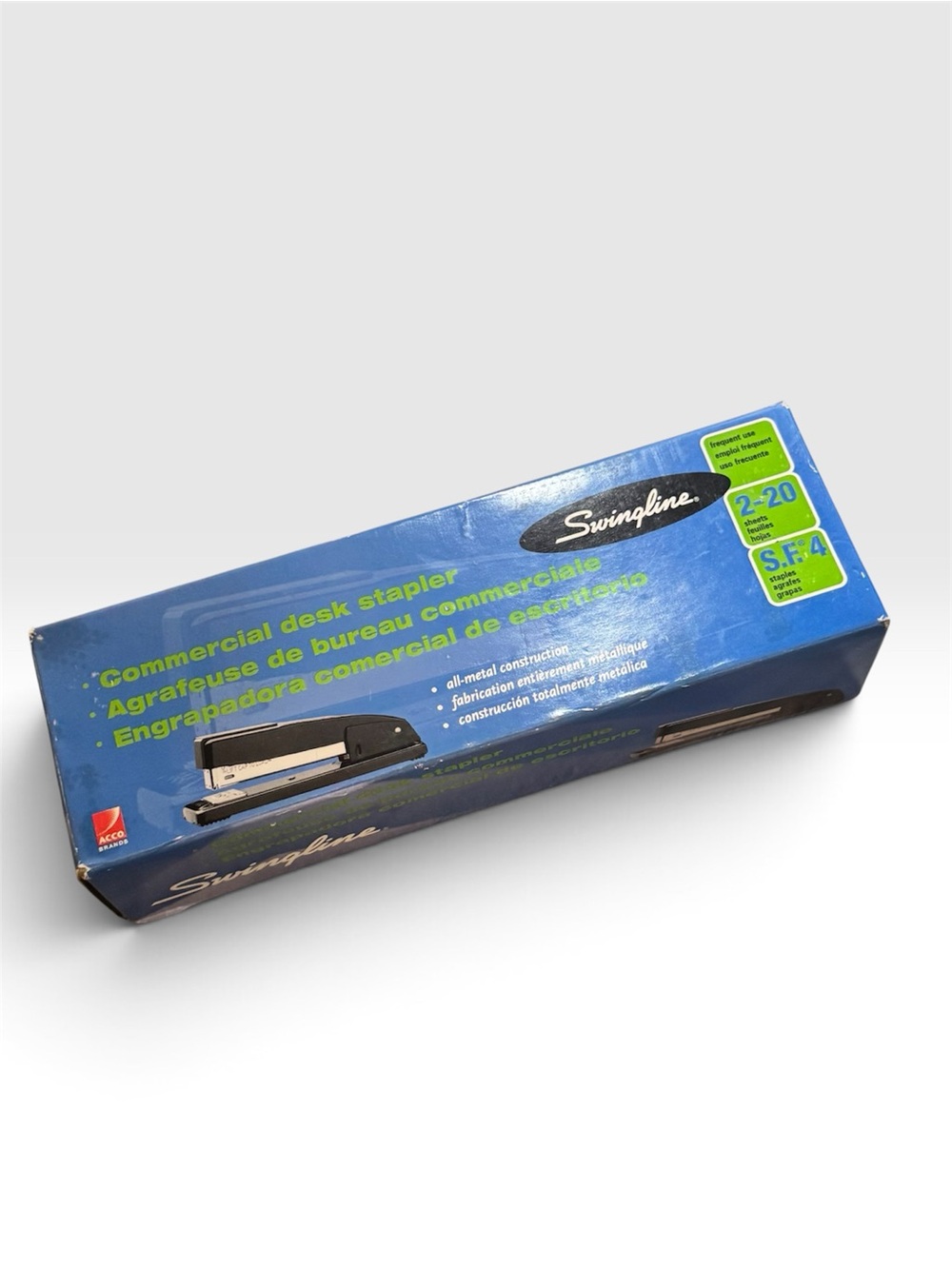 Swingline Blue Commercial Desk Stapler - Black